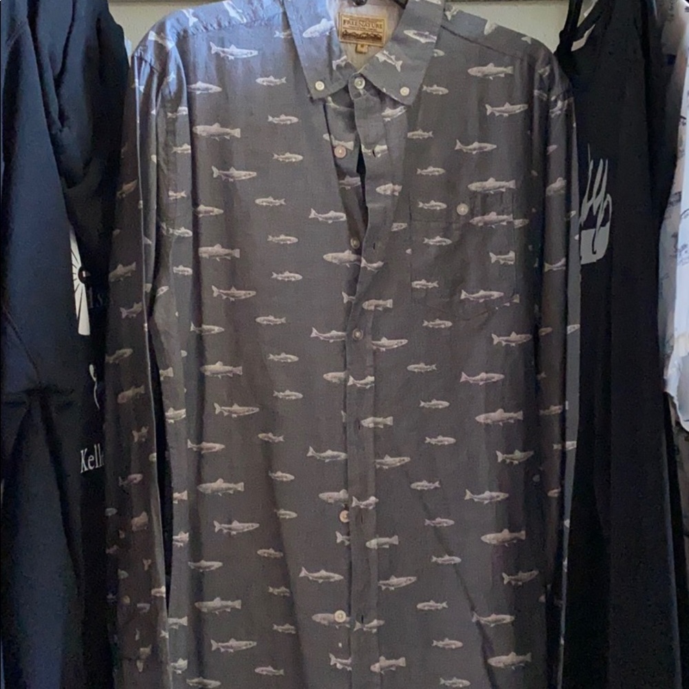 shark button down long sleeves